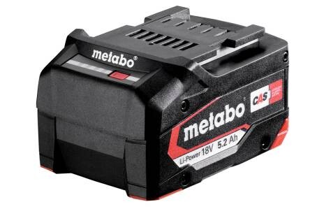 Metabo Batteri 18V - 5,2 AH billede