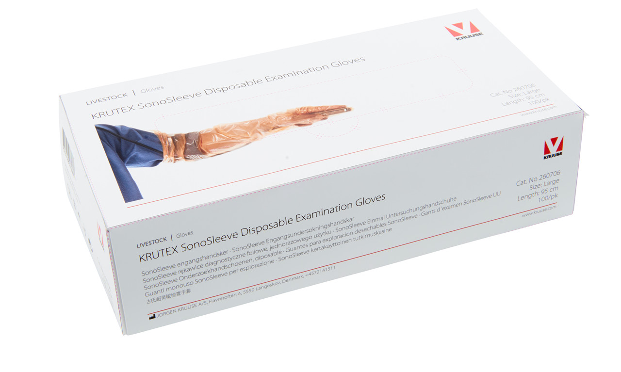 KRUTEX undersøgelseshandske i large, 100 stk