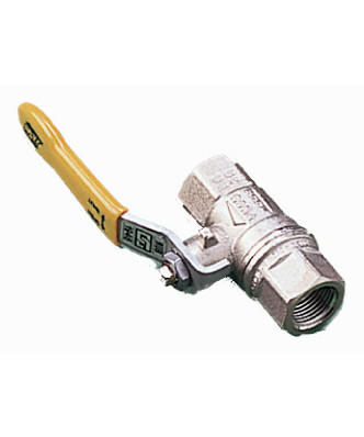 Kuglehane til gas m/ 1/2" indv. gevind