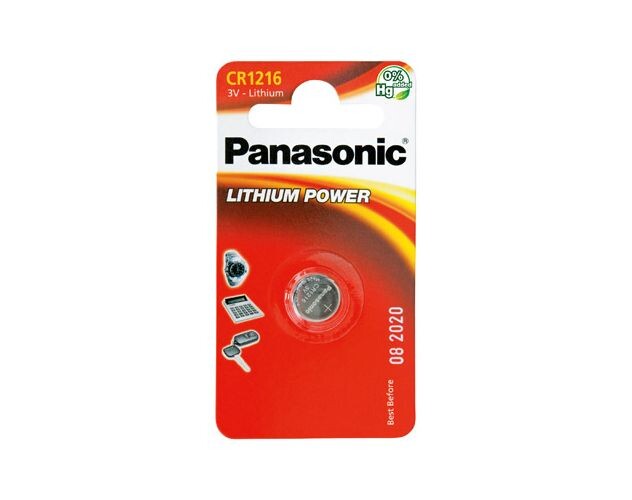 Panasonic Batteri Cr1216el/1b 1 Stk