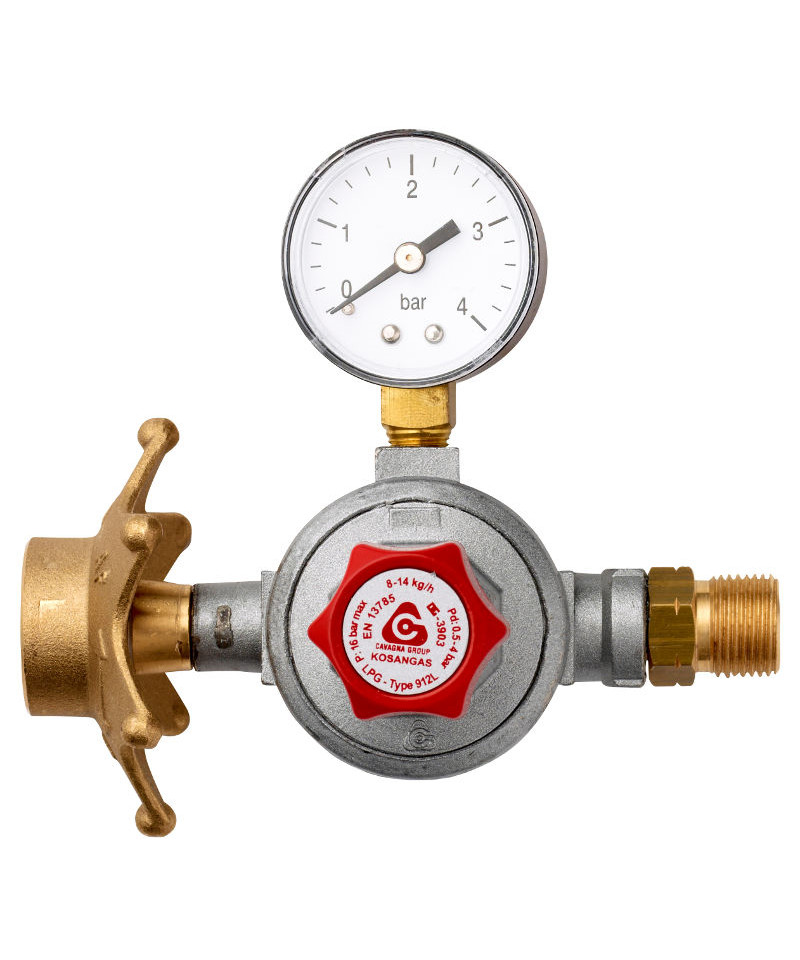 Mellemtryksregulator m/ stjerneomløber 0,5-4 bar