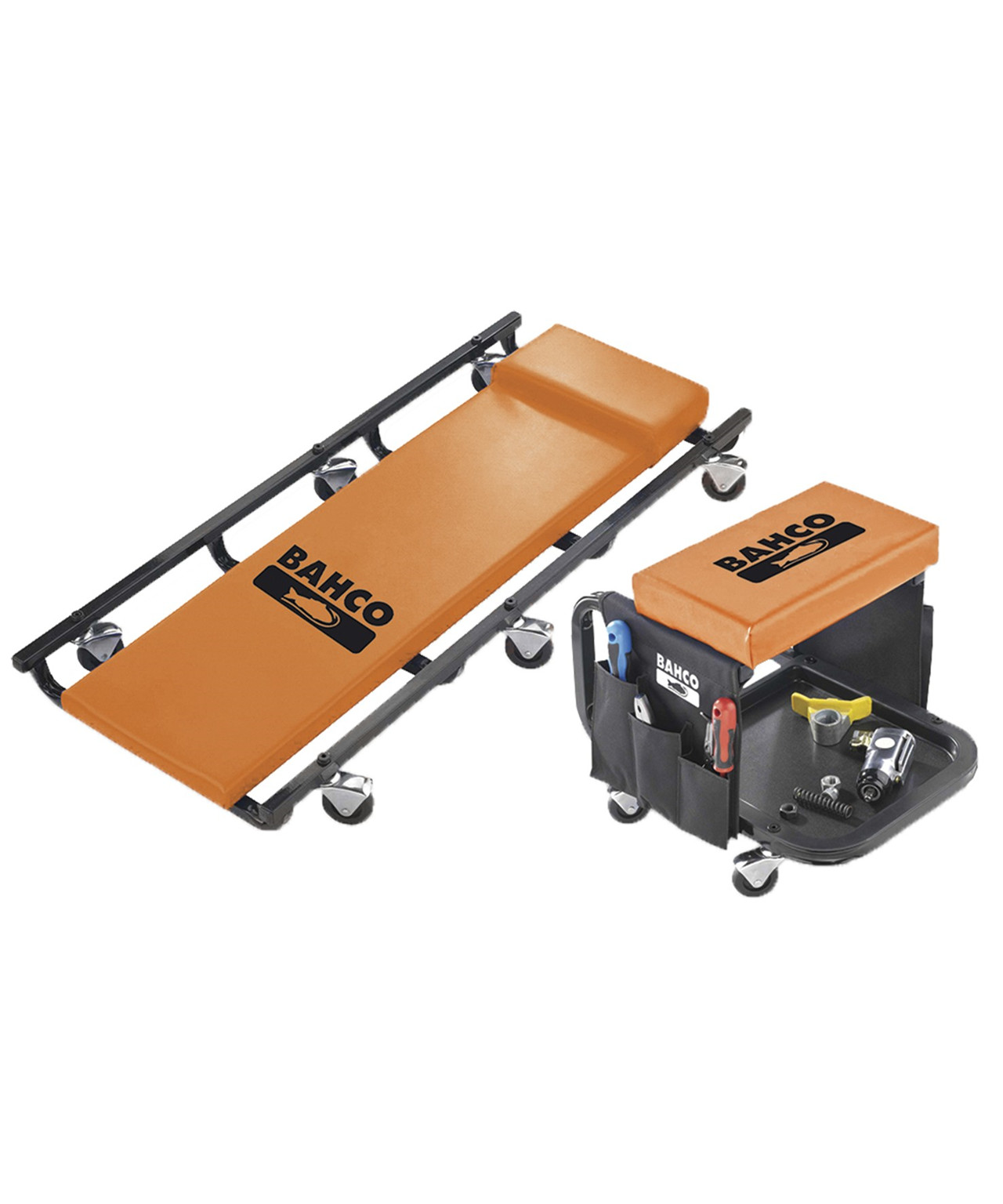 Bahco montørstol + liggebræt