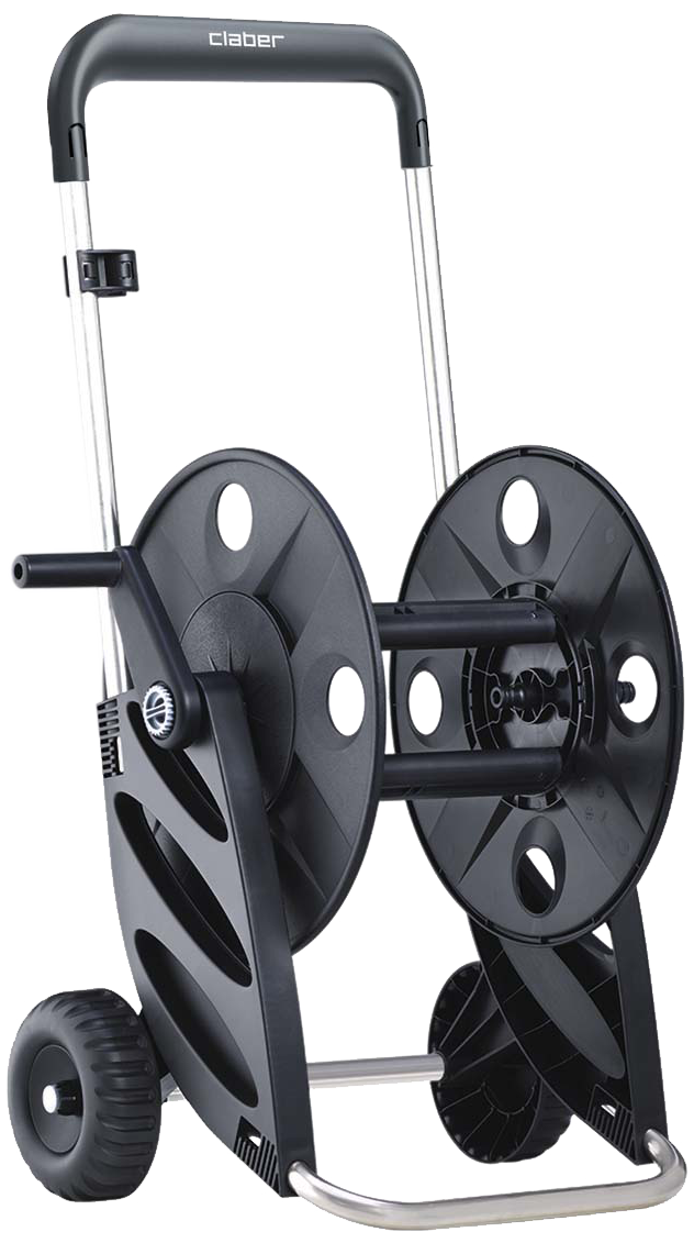 Claber Slangevogn 'Silver-Al' u/ Slange