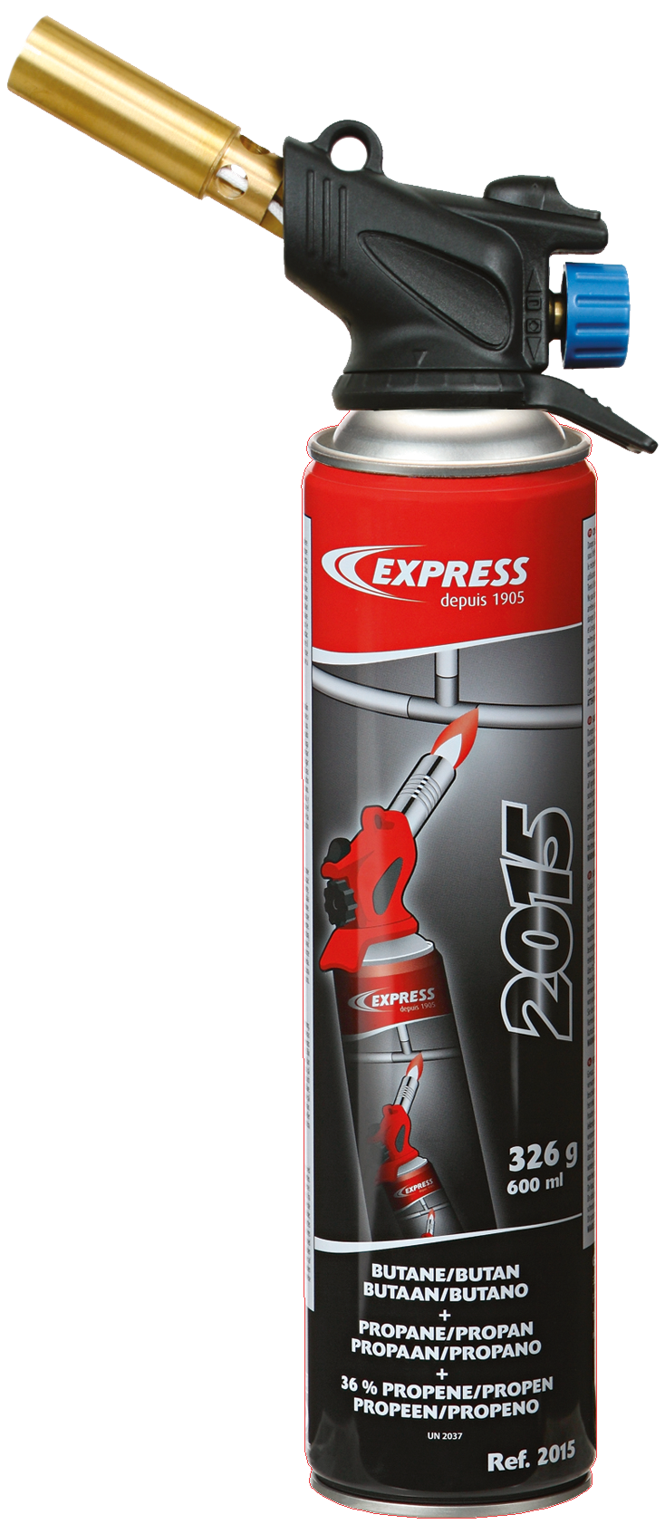 GASBRÆNDERKIT M/PIEZO billede