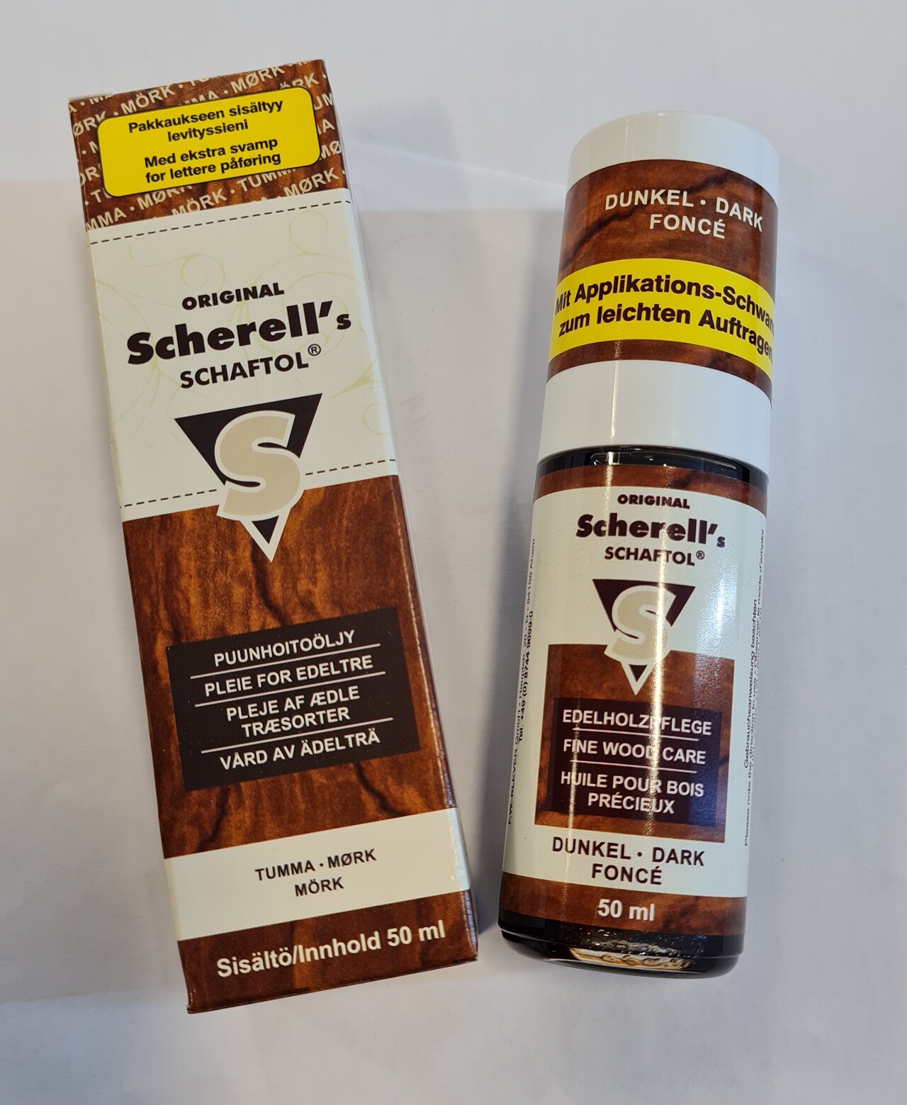 Scherell's Schaftol skæfteolie mørk