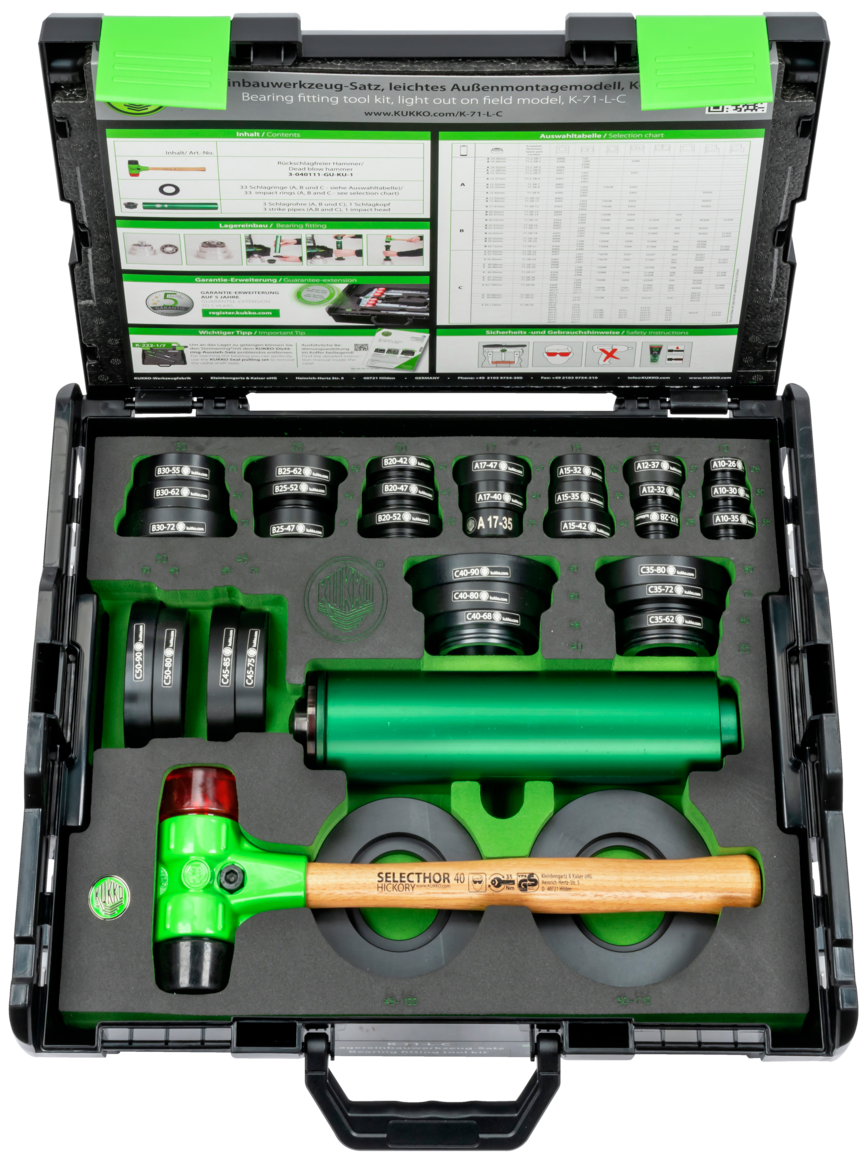 Kukko installationssæt t/kuglelejer, letvægtsmodel