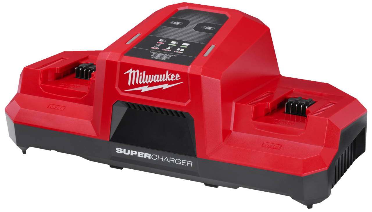 Milwaukee M18 Ladeapparat m/ 2 Ladeporte DBSC