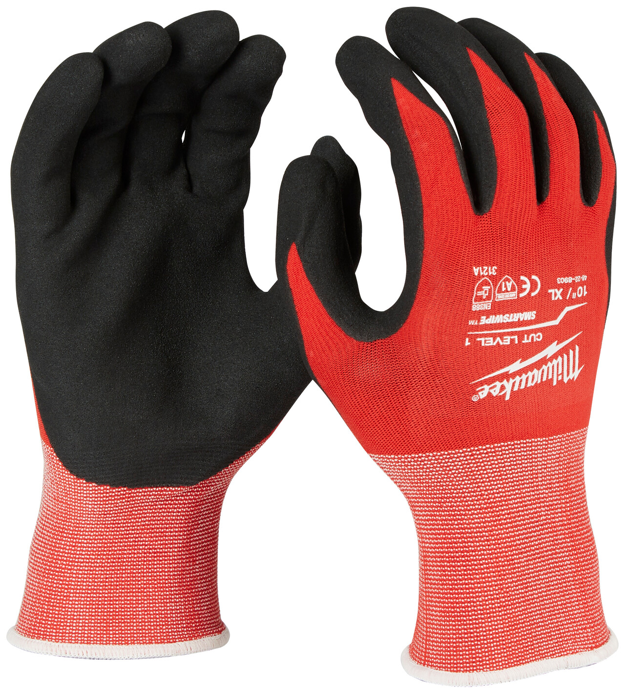 Milwaukee Accessories Pirštines darbines Milwaukee (XL/10 dydis) 12poru 1 lygis Milwaukee