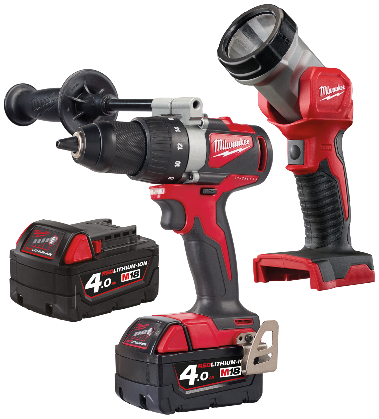 Milwaukee Sampak M18 Boremaskine Bldd2 402x Lampe Tled 0