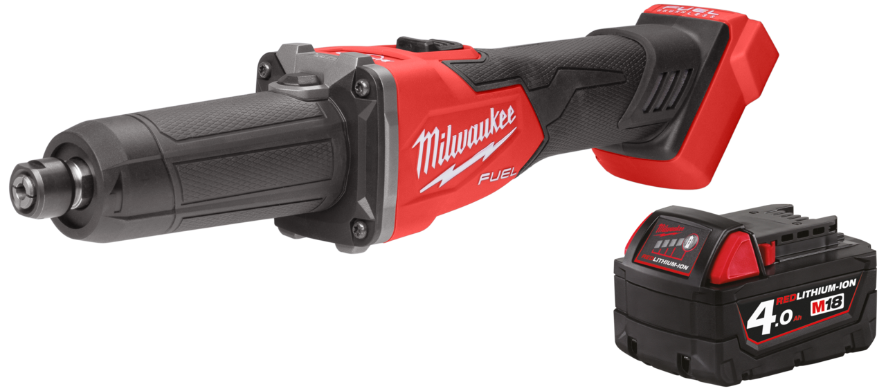 Milwaukee M18 Akku Ligesliber FDGRB-0 + 4,0 Ah Batteri