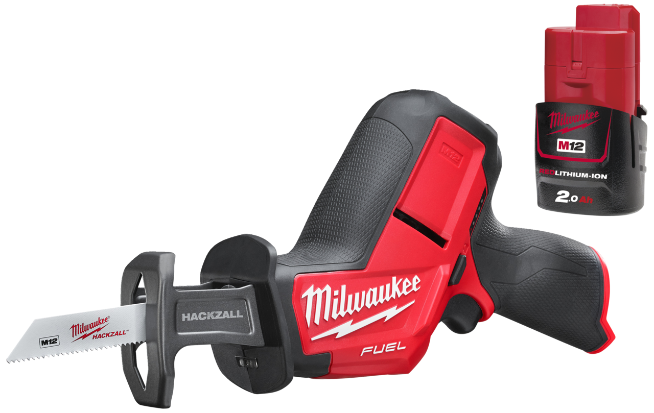 Milwaukee Bajonetsav M12 CHZ-0 + 2,0 Ah Batteri