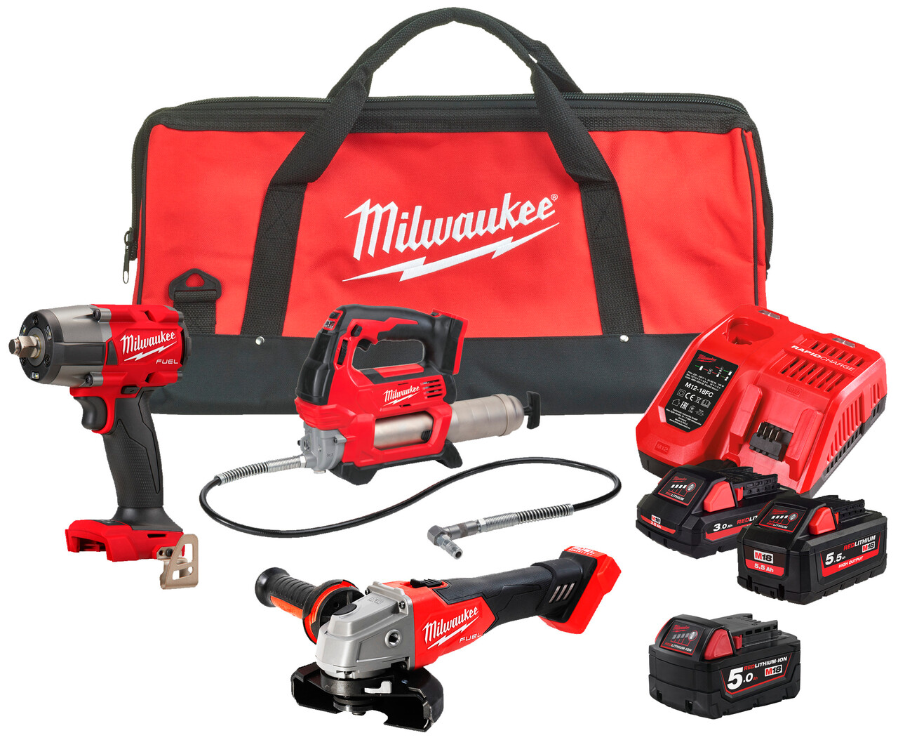 Milwaukee Powerpack M18 FPP3SED-523B + 5,0 Ah Batteri