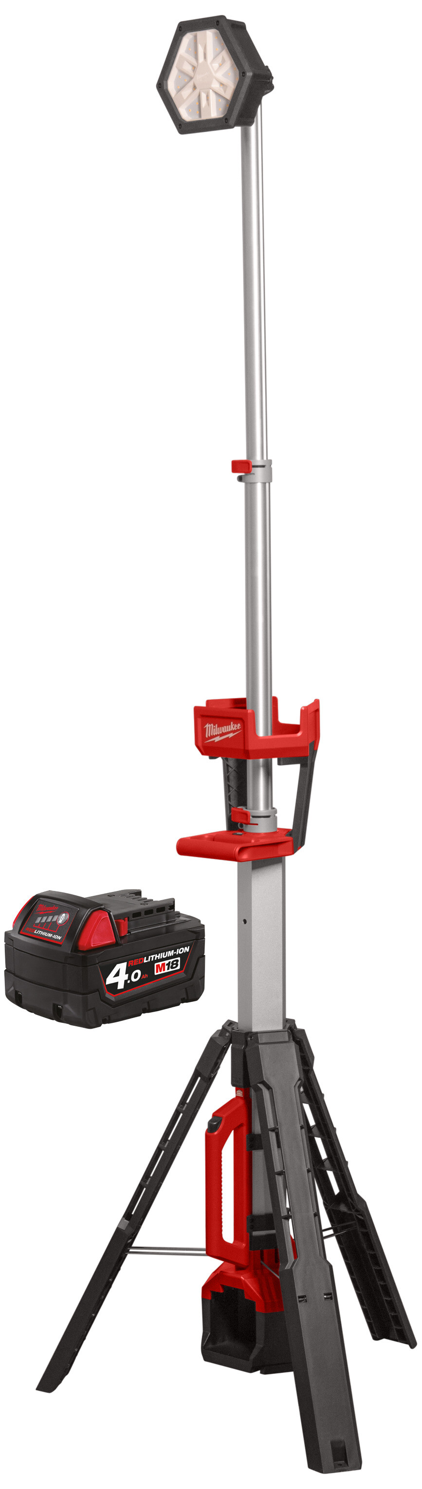 Milwaukee Arbejdslampe M18 SAL2-0 + 4,0 Ah Batteri