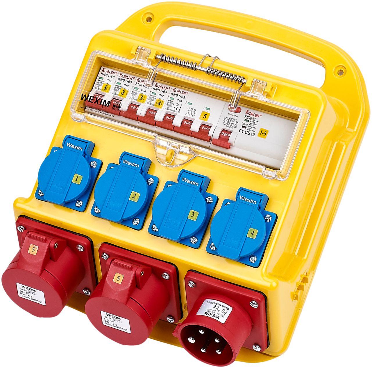 Byggestrømtavle 16A IP44