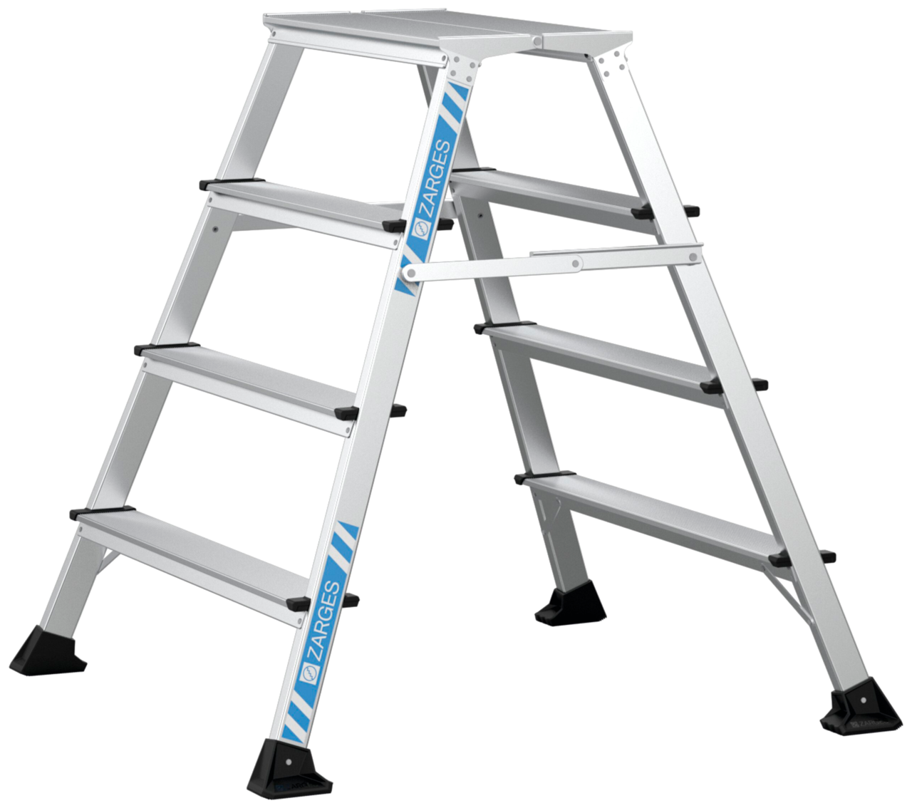 Zarges Arbejdsbuk bred XLstep P 2x4 trin 0,99m