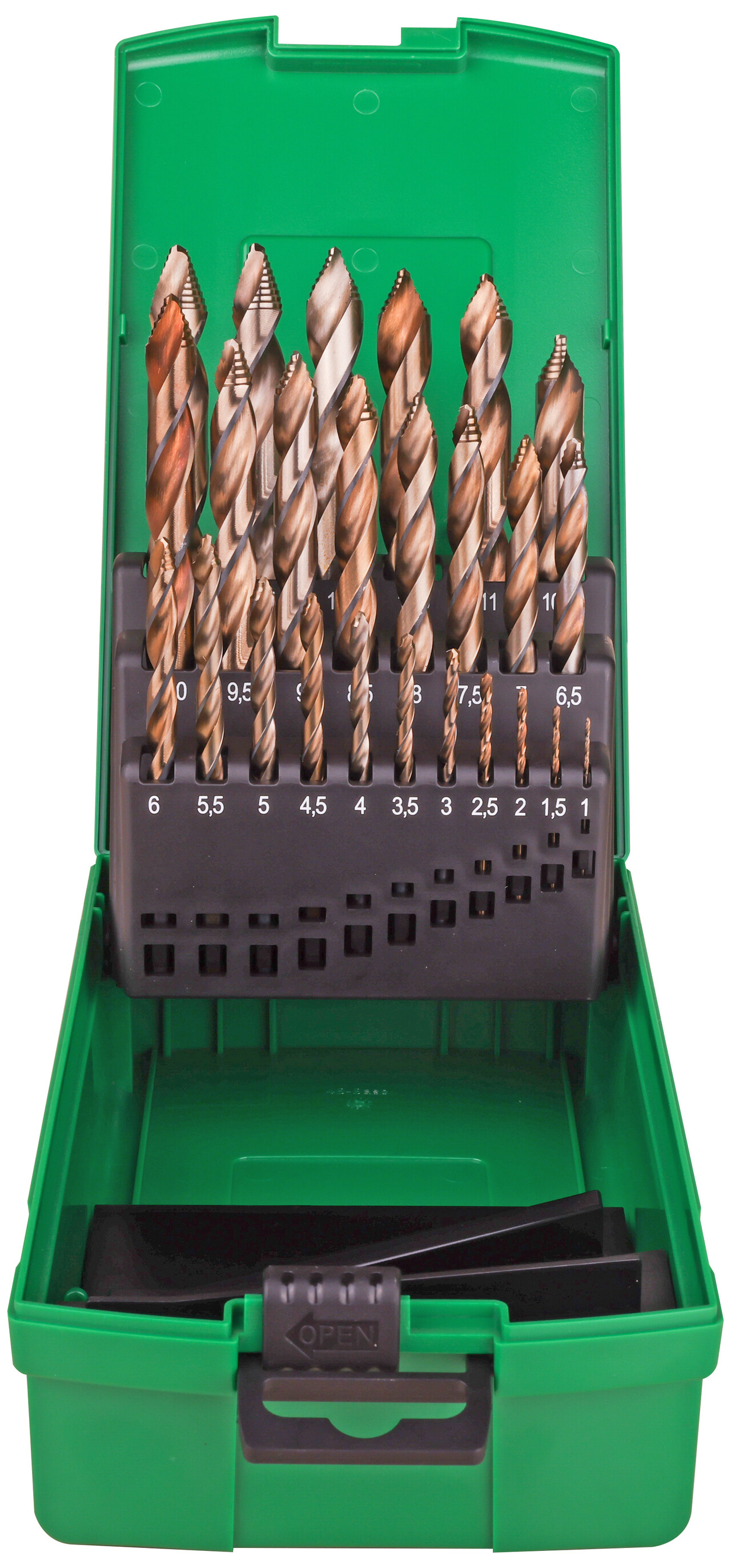 DJ TOOLS borsæt DIN338 HSS-Co5 Flowstep 1-13Ã0,5mm