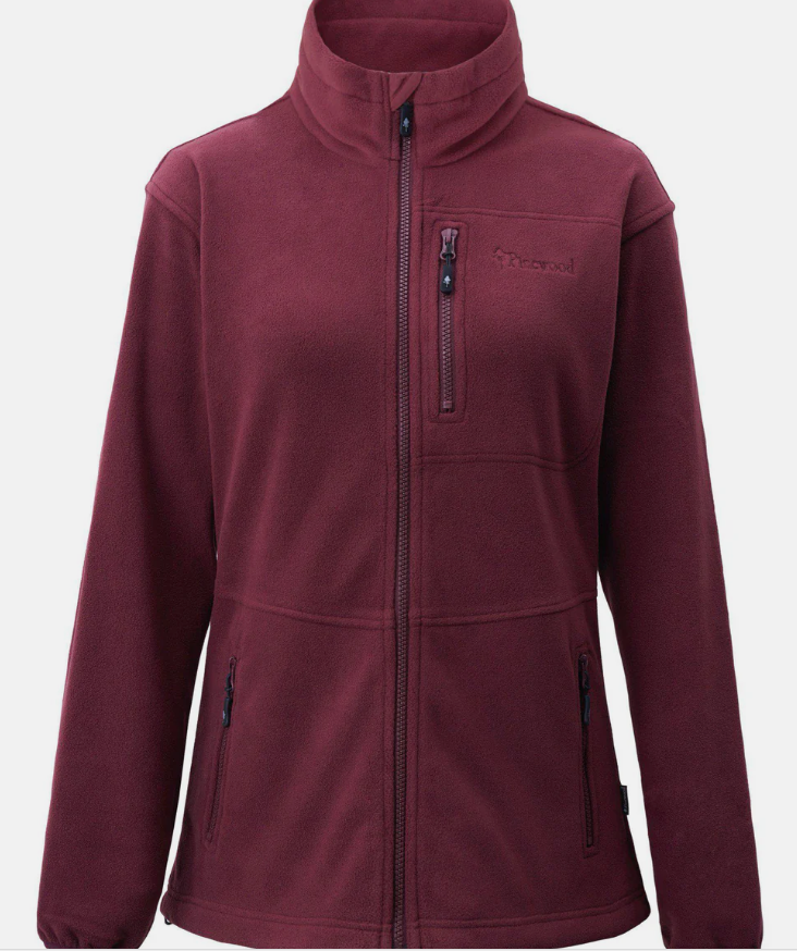 Pinewood Finnveden Fleece Jakke W Earth Plum Xl