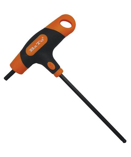 BaTo T-greb stiftnøgle 5 mm m/kugle
