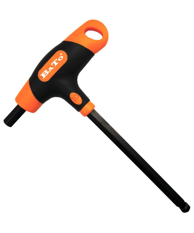 BaTo T-greb stiftnøgle 10 mm m/kugle