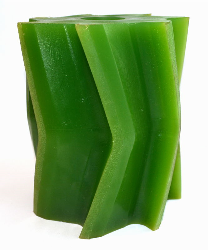 Skraberulle 155 mm grøn 7 tands