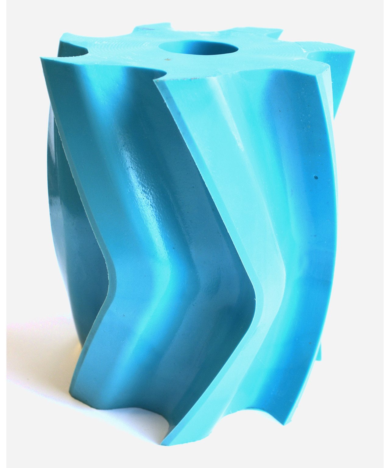 Skraberulle 155 mm turkis 7 tands