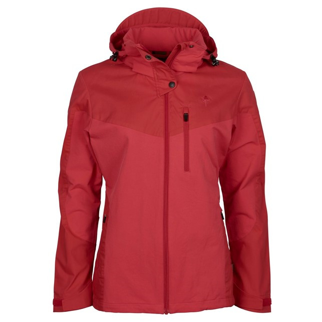 Se Pinewood Hybrid Dame Jakke Red XL hos Specialbutikken