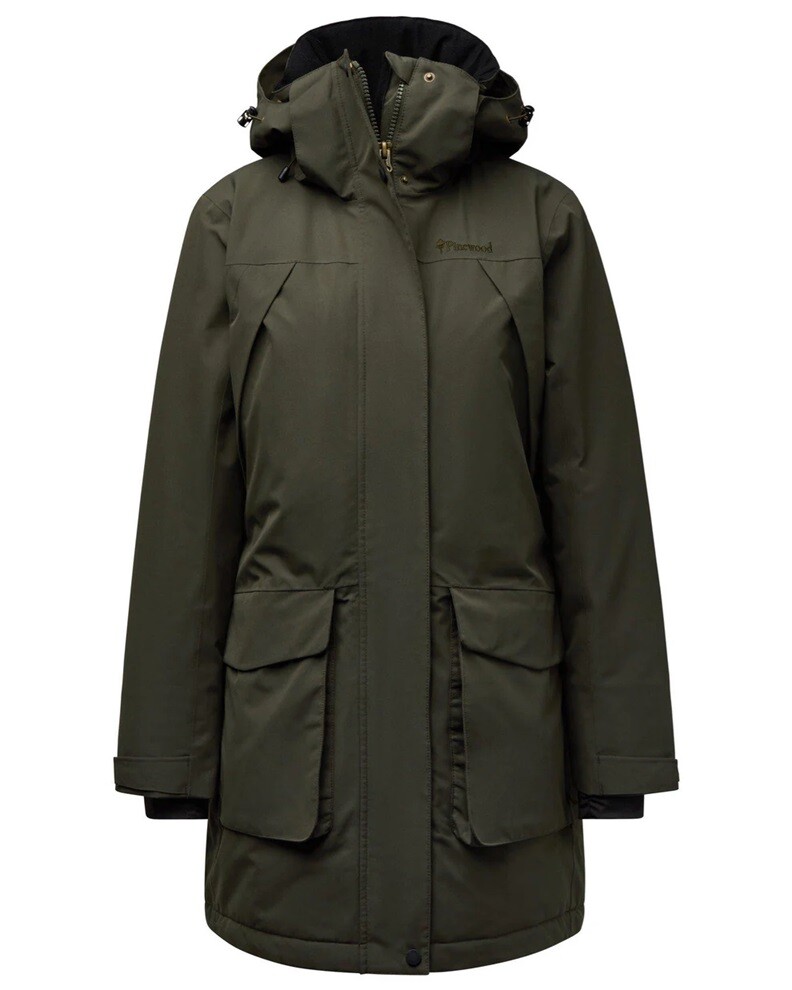 Pinewood Wilda Padded Parka Moss Green