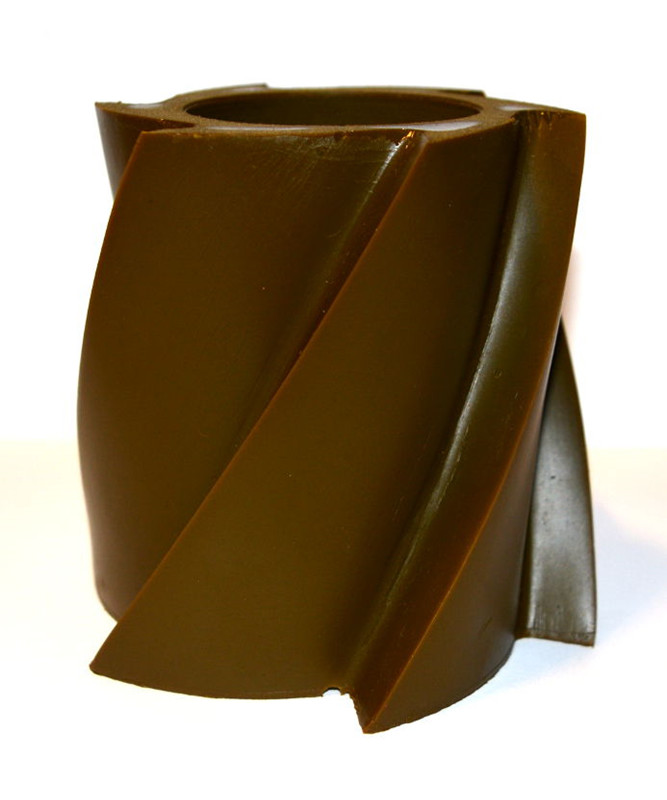 Skraberulle 100 mm blød 6 tands