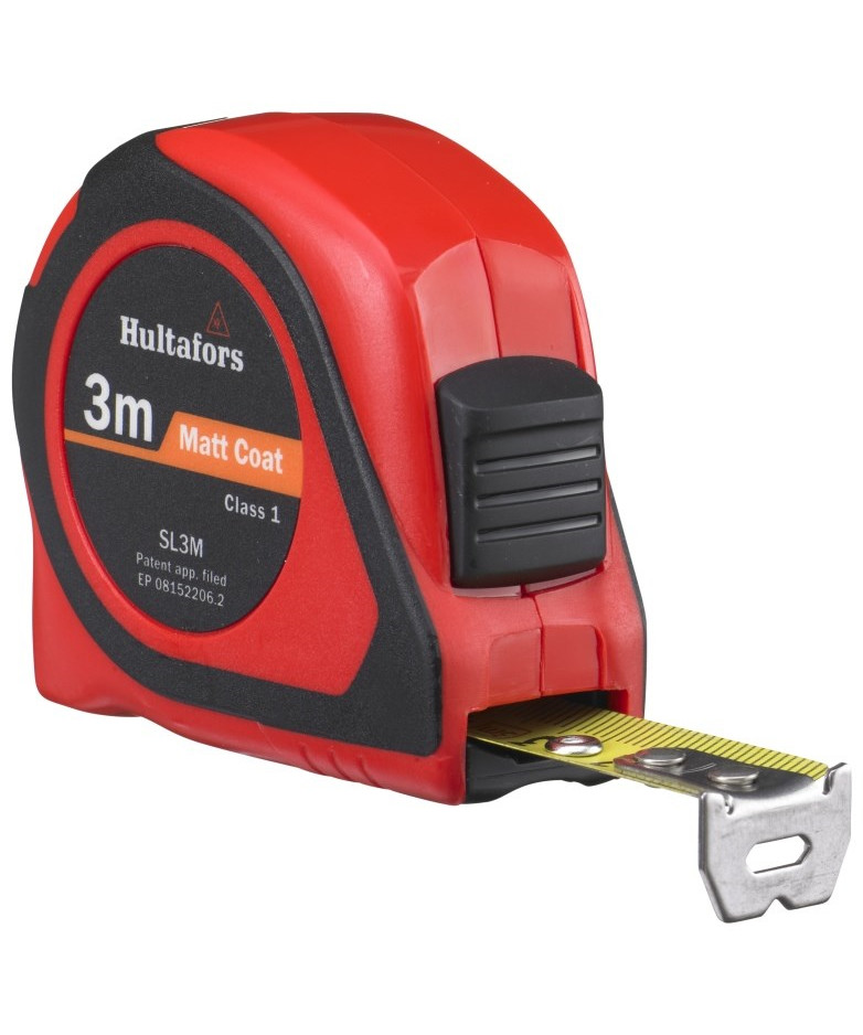 Hultafors kort båndmål stål 3m billede
