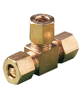 T-stykke til kobberrør 8x8x8 mm lavtryk