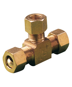 T-stykke til kobberrør 10x10x10 mm lavtryk