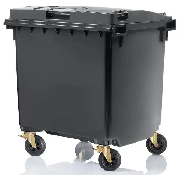 Bleva Grå Affaldscontainer - 1.000 L