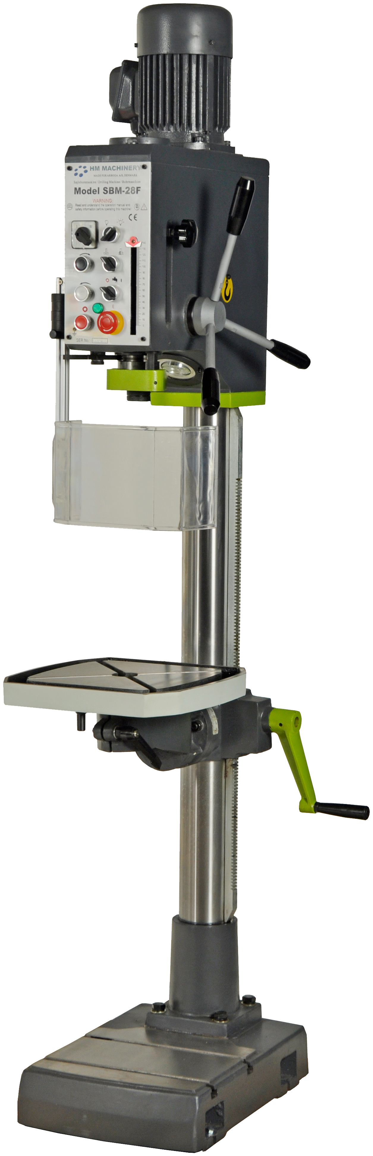 HM Machinery Geardrevet Søjleboremaskine SBM-28F