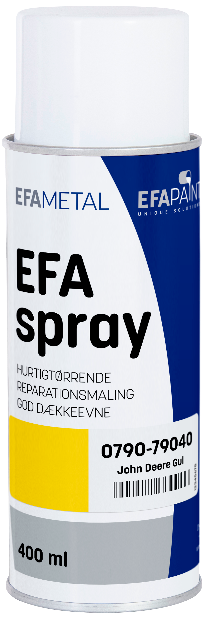 Spraymaling 79040, John Deere gul, 400ml - Efaspray