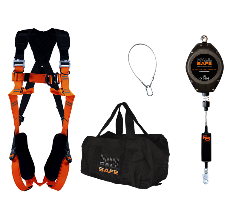 FallSafe Basic 4 faldsikringssæt 10m blok