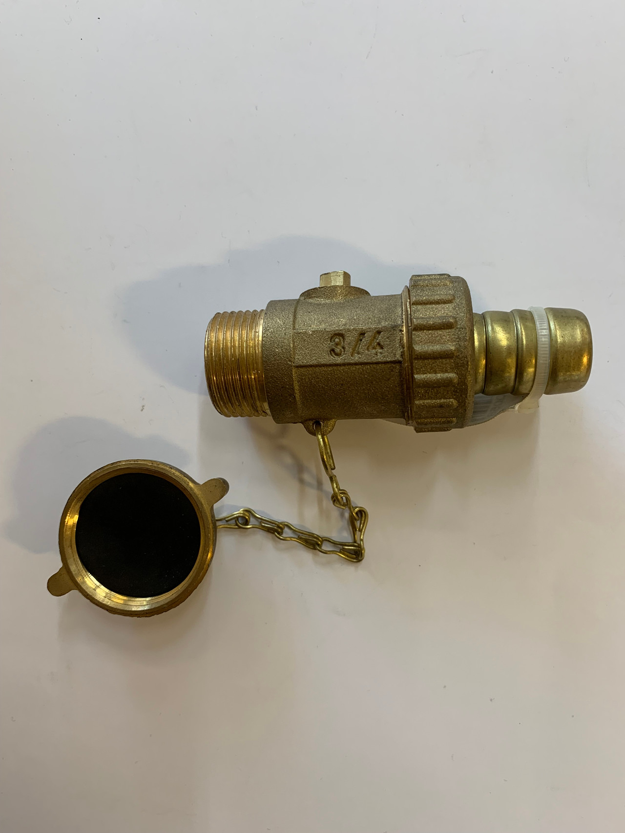 Tømmeventil 3/4" M/Slutmuffe