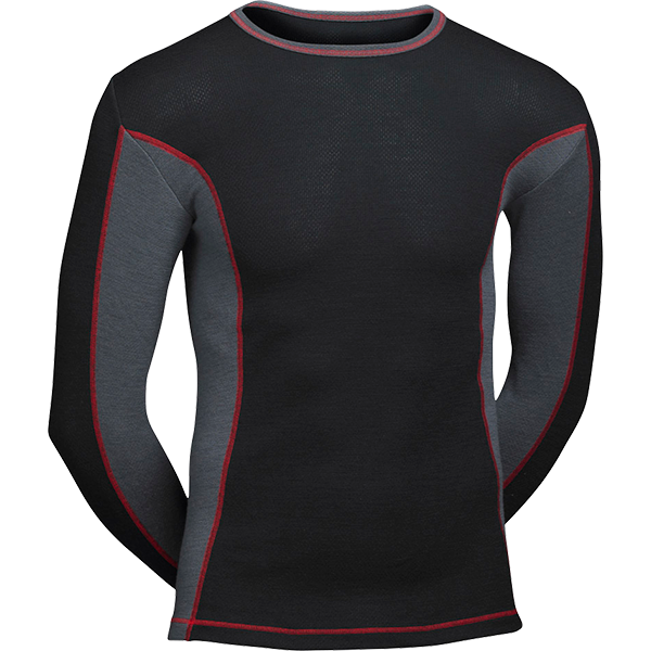 JBS Proactive Shirt Long Sleeve 414-14 Sort 3XL Herre