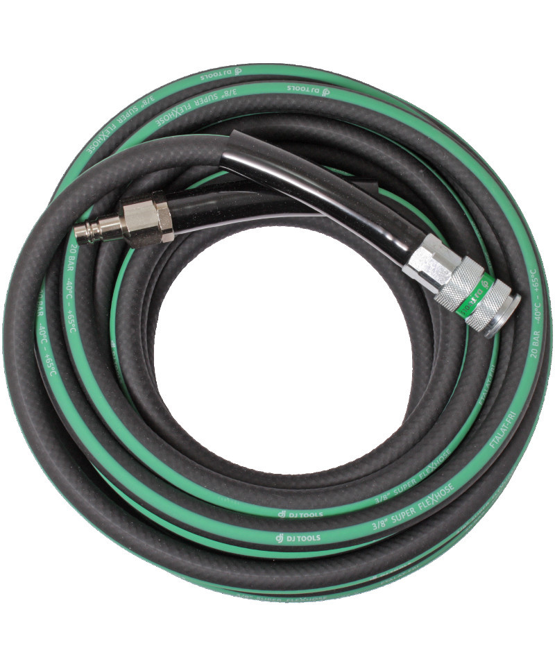DJ Tools trykluft 3/8" flexslange 10 m