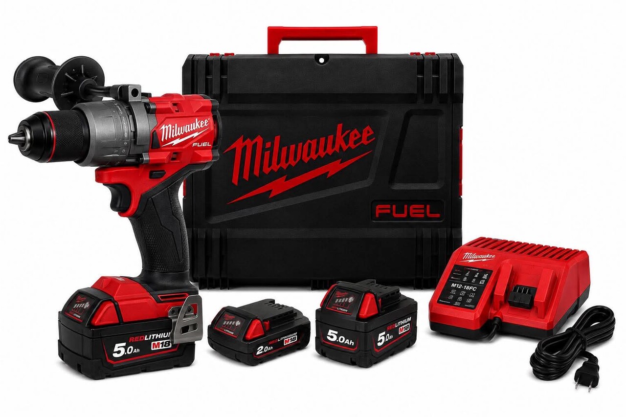 Milwaukee Slagboremaskine M18 FPD3-502X + 2,0 Ah Batteri
