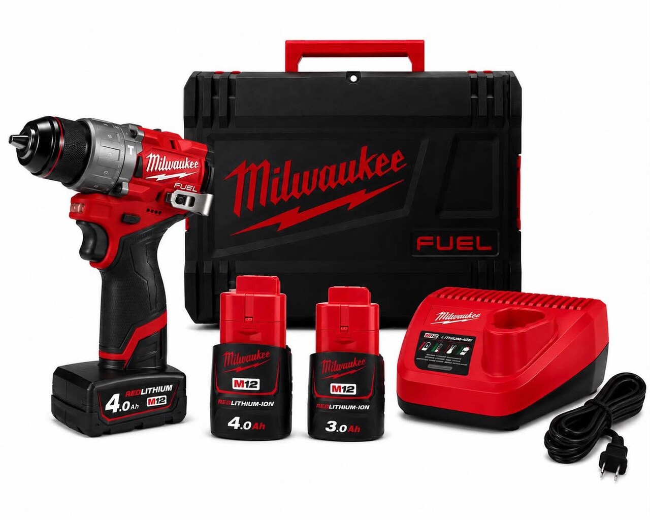 Milwaukee Slagboremaskine M12 FPD2-402X + 3,0 Ah Batteri