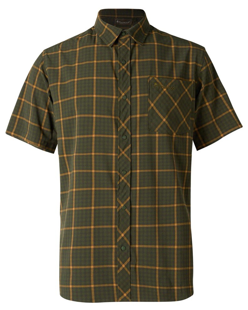 Pinewood Outdoor S/s Shirt Green M