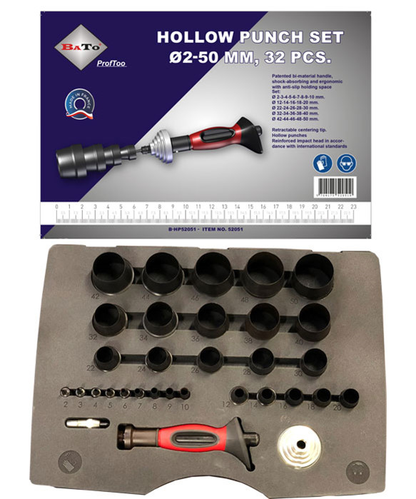 BaTo huggepibesæt Ø2-50 mm