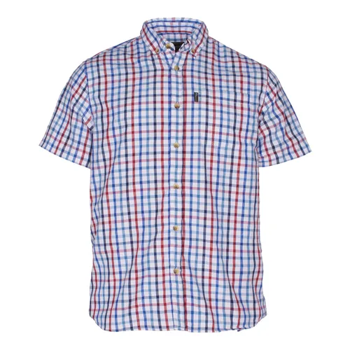 Pinewood Sommerskjorte - Herre (White/Blue, M)