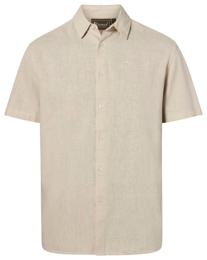 Pinewood Värmano Hemp Mix S/S Shirt (Linen Beige, M)