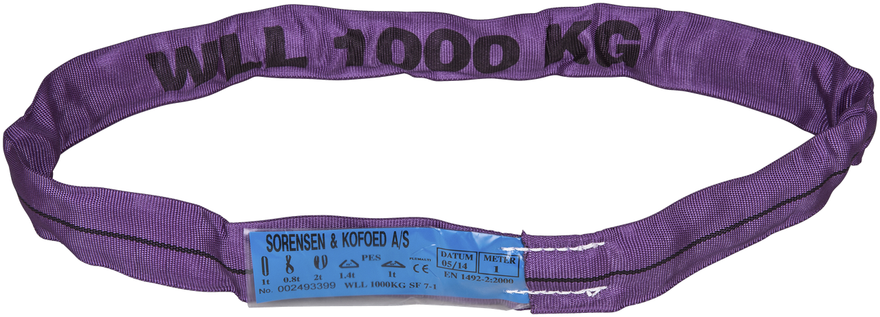 RUNDSLING 1 TON - 4 METER