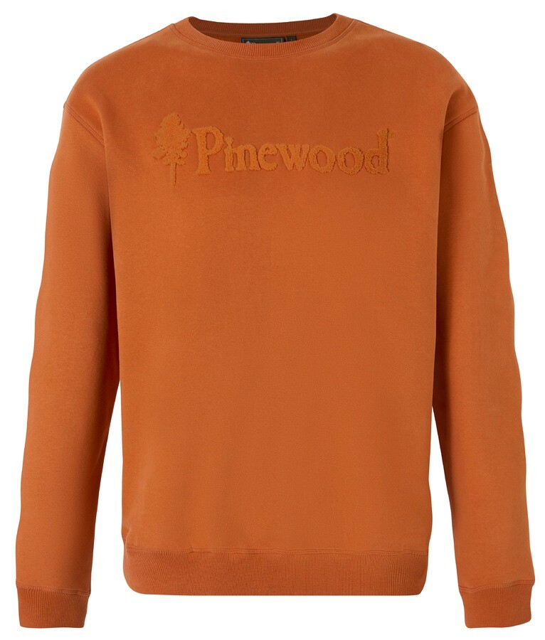 Pinewood Värmano Logo Sweater (Burned Orange, S)