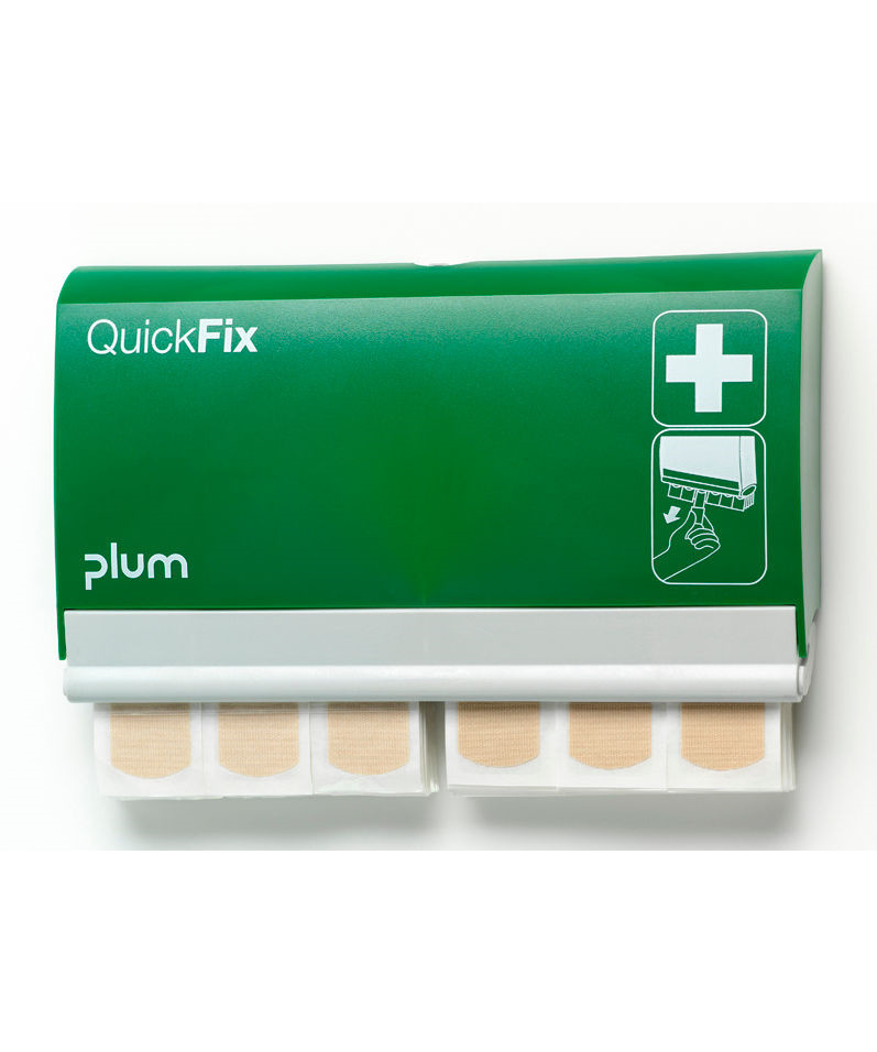 Plum Quickfix plasterdispenser m/ 90 elastiske stofplastre