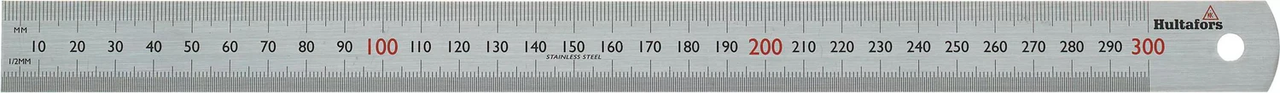 Hultafors Stållineal 300 mm billede