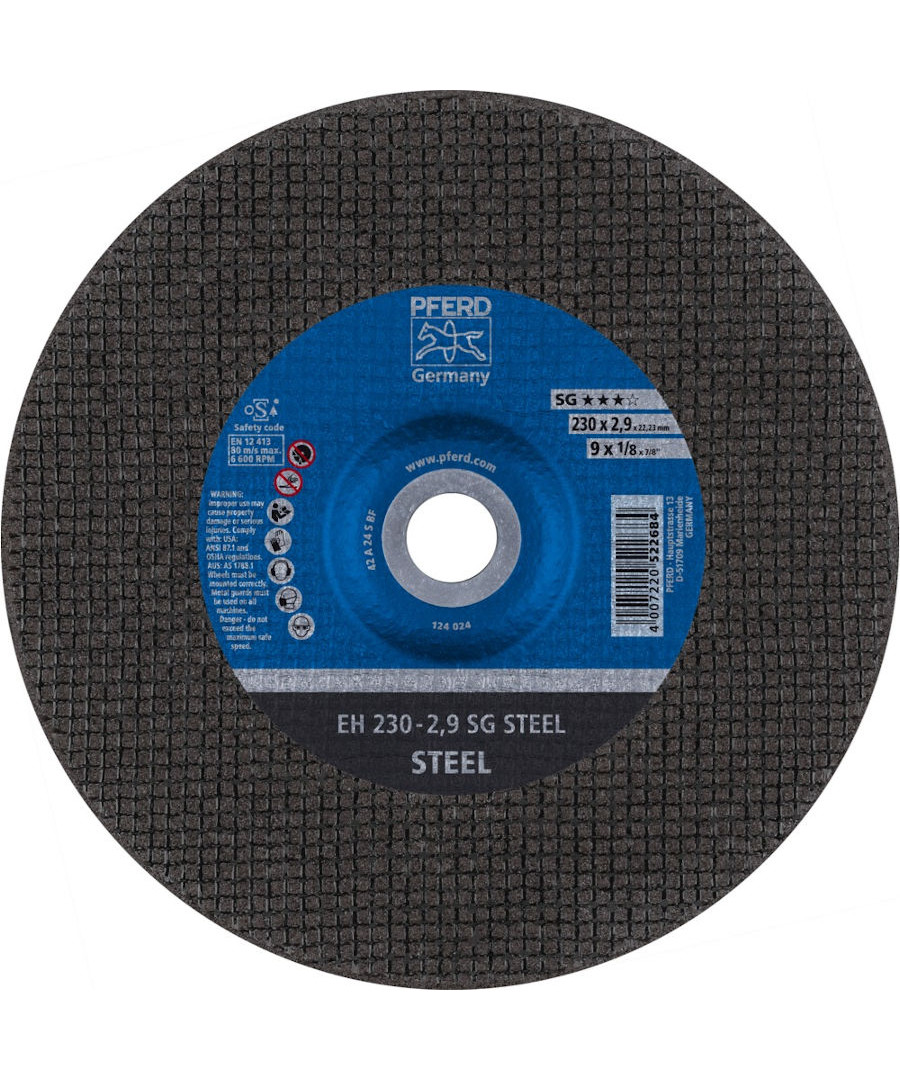 Pferd skæreskive Ø230 2,9 EH SG