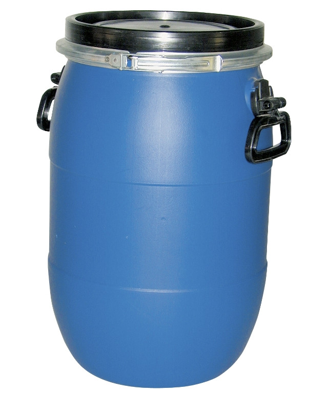 Fodertønde med låg 30 liter